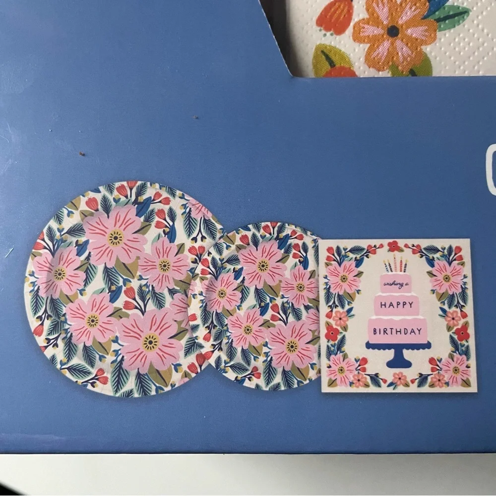 Birthday Party Paper Goods - NEW - Paper Tableware Party Set by OCS Designs